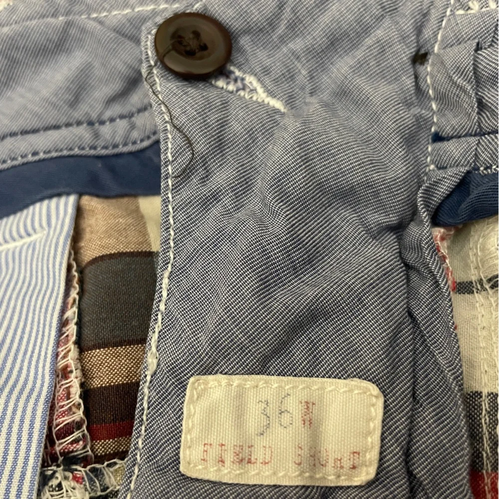 J. Crew Patchwork Field Shorts Men's Size 36 Vacation Beach Preppy Country Club